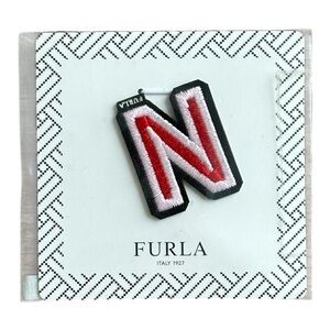 Furla Red and Black 'N' My Glam Sticker Patch